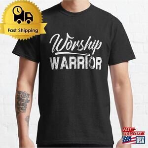 Worship Warrior Faith Christian Graphic Unisex T-Shirt